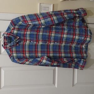 Men's Ralph Lauren plaid flannel shirt size 2XLT Tall classic fit